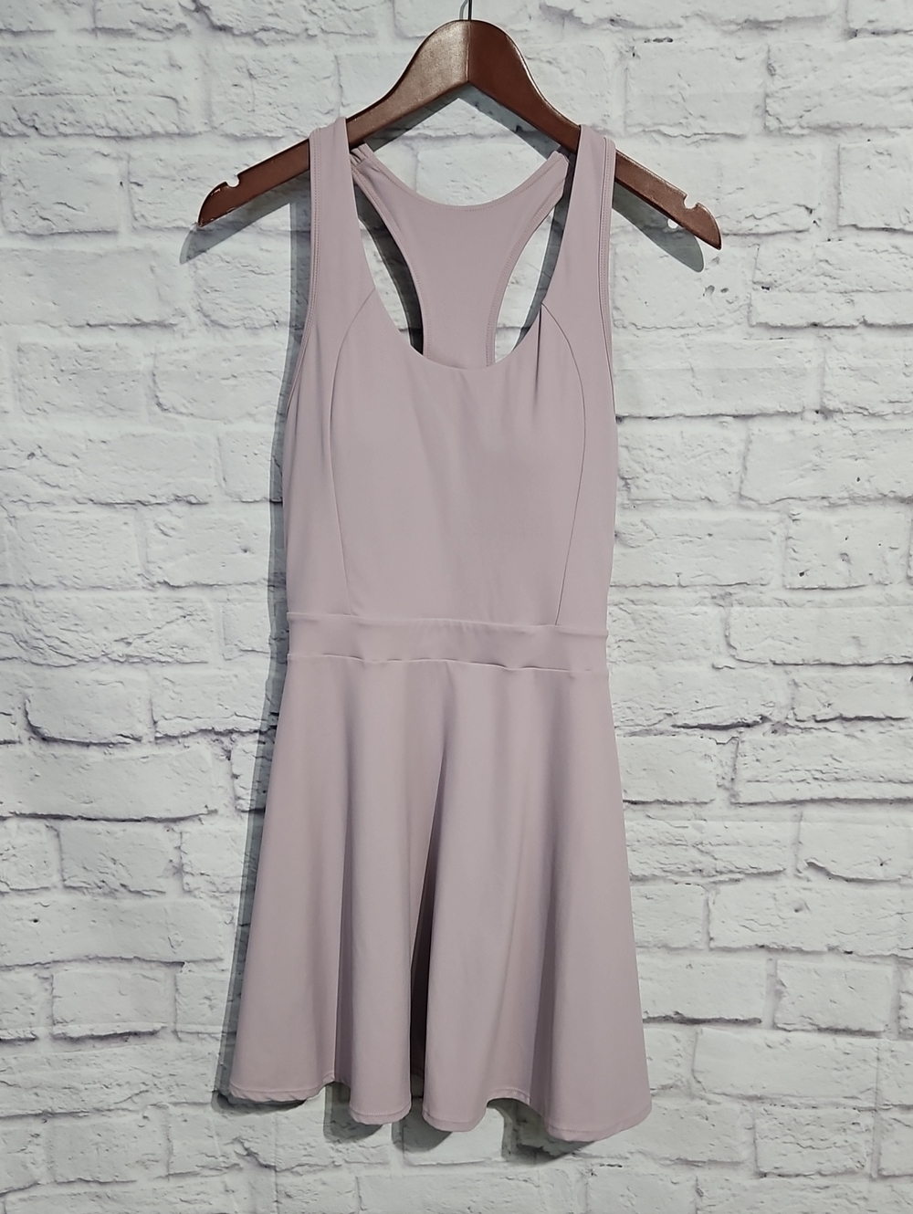 HALARA Lavender Racerback Skater Dress
